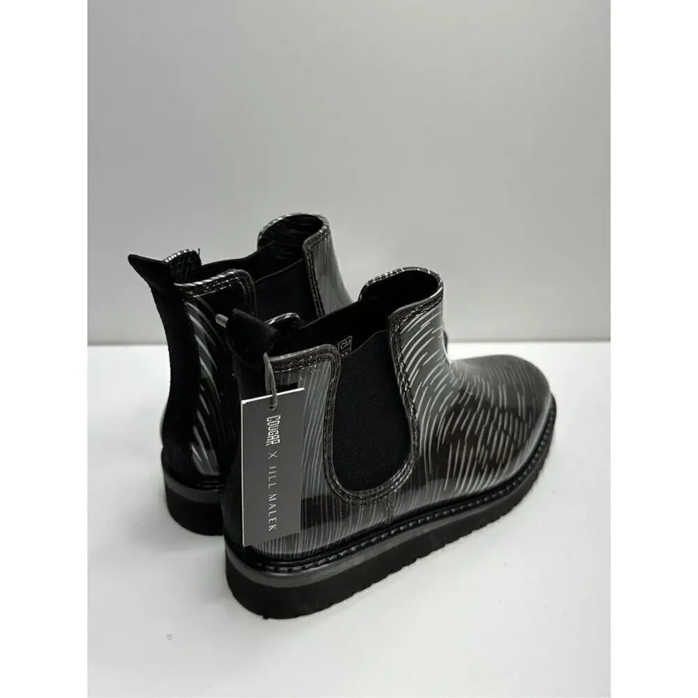 Cougar Printed‎ Waterproof Rubber Rain Boots Kensington Size 6 New